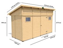 Zahradní domek HEROLD P4417a 6,2 m2 (2)