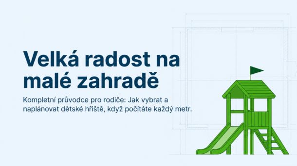 Dětské hřiště pro malou zahradu: Tipy, jak využít každý metr a na co myslet Dětské hřiště pro malou zahradu: Tipy, jak využít každý metr a na co myslet