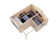 Garáž Roger 21,9 + 5,2 m2  - výsuvná vrata (2)