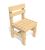 Dřevěná židle Zuzana 55 x 53,5 x 88 cm -  bez impregnace