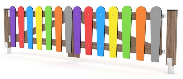 Barevná branka Dvojitá - Park 1486