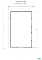 Zahradní Altán  HEROLD A3355 AX Plus s plnou boční stěnou 16,6 m2  (bez podlahy) (4)