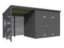 Zahradní domek s dřevníkem Leif 4,5 + 2,9  m2 (11)