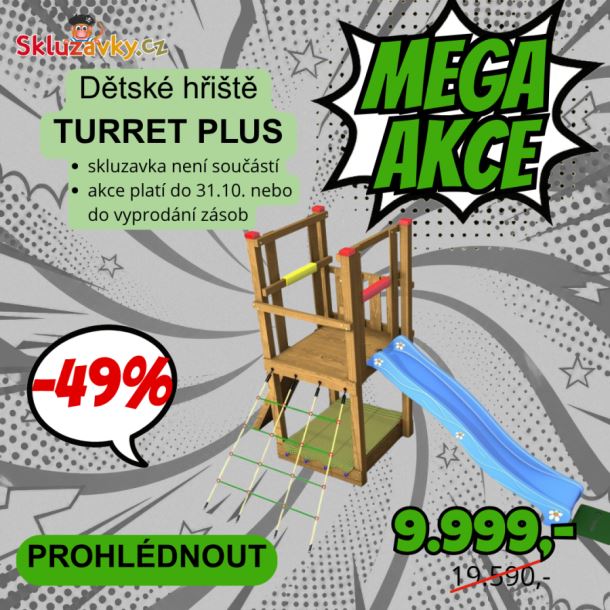 DĚTSKÉ HŘIŠTĚ Monkey´s Home EKO-LINE TURRET PLUS