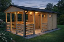 Zahradní altán Herold A3355 BX  (6,3 + 9,6 m2)