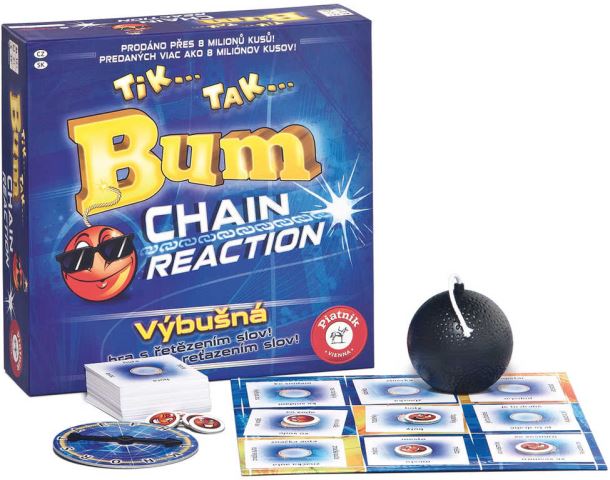 PIATNIK Hra TIK TAK BUM Chain Reaction CZ