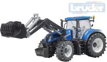 BRUDER 03121 Traktor New Holland T7.315 s čelním nakladačem 1:16 plast BRUDER 03121 Traktor New Holland T7.315 s čelním nakladačem 1:16 plast