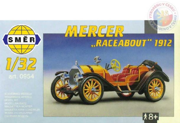 SMĚR Model auto  Mercer Raceabout 1912  1:32 (stavebnice auta)