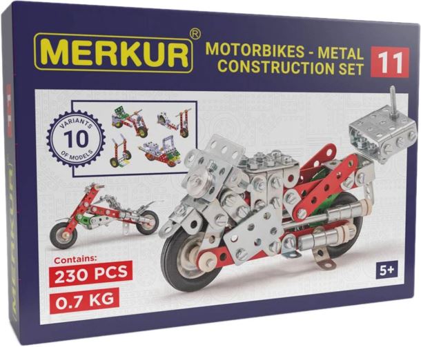 MERKUR M 011 Motocykl 222 dílků