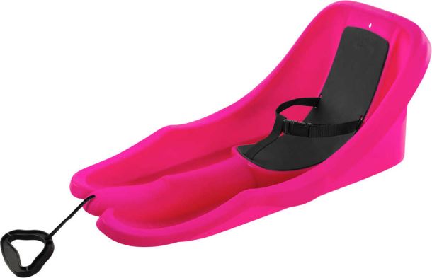 Boby Baby RIDER s opěrkou a popruhy pro miminko Růžové plast