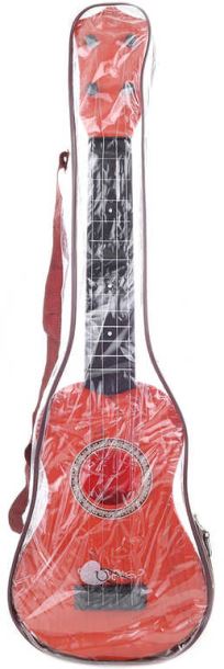 Kytara dětská klasická akustická 60cm v pouzdře s trsátkem