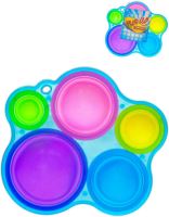 Hra Pop It antistresová Bubble Pops silikon 5 maxi bublin Hra Pop It antistresová Bubble Pops silikon 5 maxi bublin