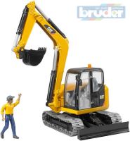 BRUDER 02466 (2466) Minibagr Caterpillar pásový funkční model 1:16 s figurkou plast BRUDER 02466 (2466) Minibagr Caterpillar pásový funkční model 1:16 s figurkou plast