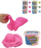 Cotton putty 500gr magická hmota tvarovací písek v kelímku 6 barev Cotton putty 500gr magická hmota tvarovací písek v kelímku 6 barev