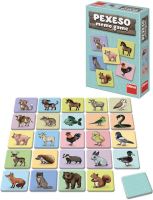 DINO Hra pexeso Zvířátka 48 kartiček DINO Hra pexeso Zvířátka 48 kartiček