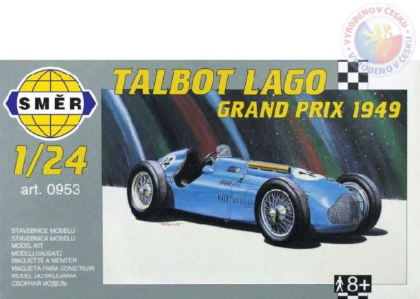 SMĚR Model auto Lago Talbot  1947  1:24 (stavebnice auta)