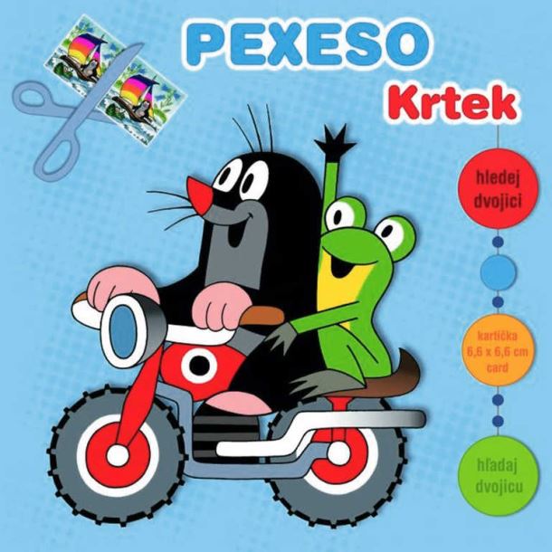 AKIM Hra Pexeso Krtek (Krteček) maxi kartičky