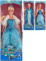 Panenka ledová princezna Zuzana 28cm pohyblivé končetiny 3 druhy Panenka ledová princezna Zuzana 28cm pohyblivé končetiny 3 druhy