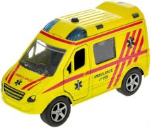 Auto ambulance sanitka zpětný chod CZ na baterie mluví česky Světlo Zvuk kov Auto ambulance sanitka zpětný chod CZ na baterie mluví česky Světlo Zvuk kov