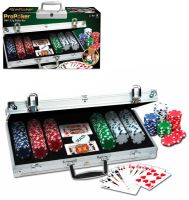 HRA Poker De Luxe 300 žetonů v kufříku pro dospělé SPOLEČENSKÉ HRY