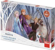 DINO Hra 2v1 Člověče nezlob se + Magický les Frozen 2