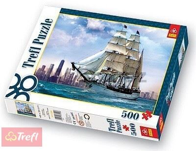 TREFL Puzzle 500 Plachetnice  u CHICAGOU 137120