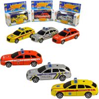 Auto City Collection záchranné složky zpětný chod 3 druhy Světlo Zvuk kov Auto City Collection záchranné složky zpětný chod 3 druhy Světlo Zvuk kov