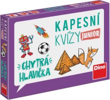 DINO Kapesní kvízy junior Chytrá hlavička cestovní CZ DINO Kapesní kvízy junior Chytrá hlavička cestovní CZ