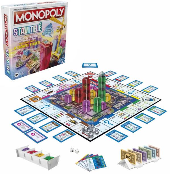 HASBRO Hra MONOPOLY Stavitelé CZ