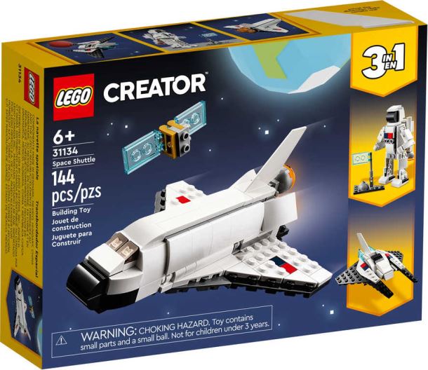 LEGO CREATOR Raketoplán 3v1 31134 STAVEBNICE